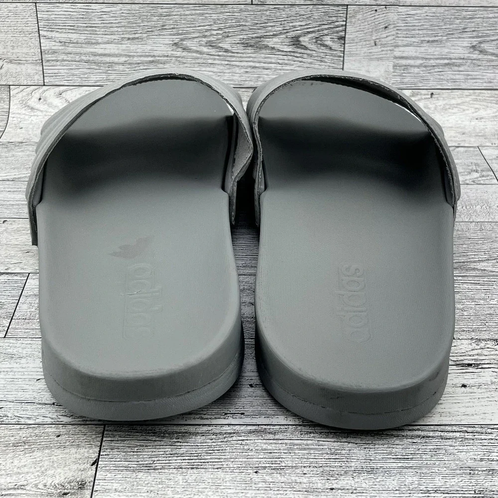 Adidas Slides Shoes Mens Size 13 Comfort Sandals Pool Shower‎ Slip On Stripes